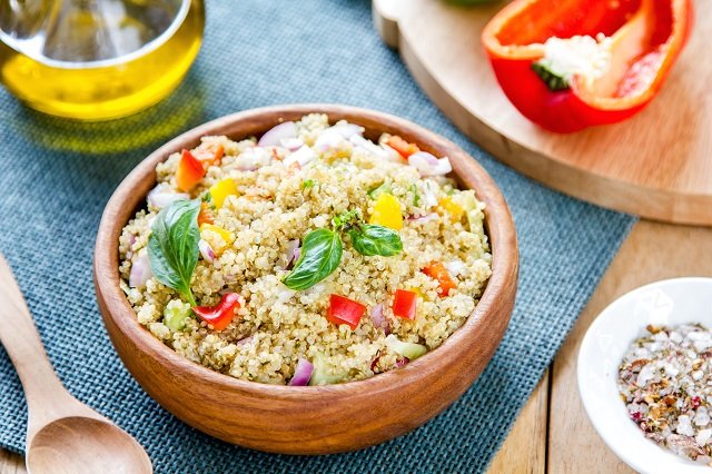 Quinoa salad - A low sugar diet